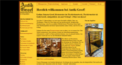 Desktop Screenshot of antik-greef.de